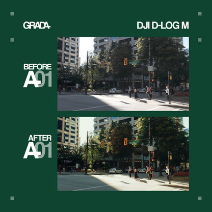 GRADA A01 LUT - DJI D-LOG M