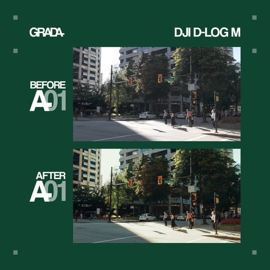 GRADA A01 LUT - DJI D-LOG M