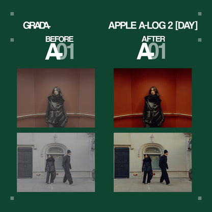 GRADA A01 LUT - APPLE LOG 2 DAY & NIGHT BUNDLE