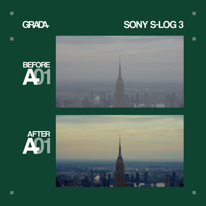 GRADA A01 LUT - SONY S-LOG3